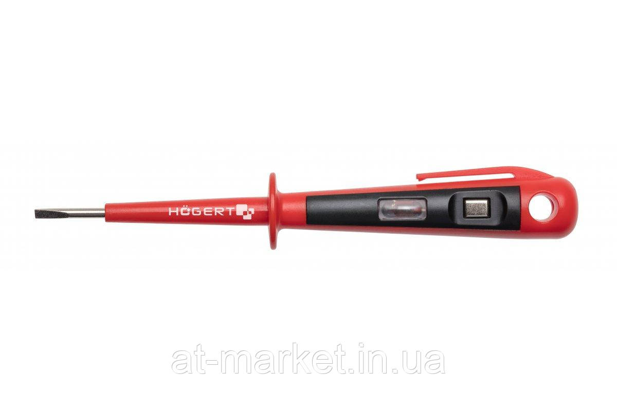 Викрутка індикатор 100-500, SL3, 150 мм HOEGERT HT1S981