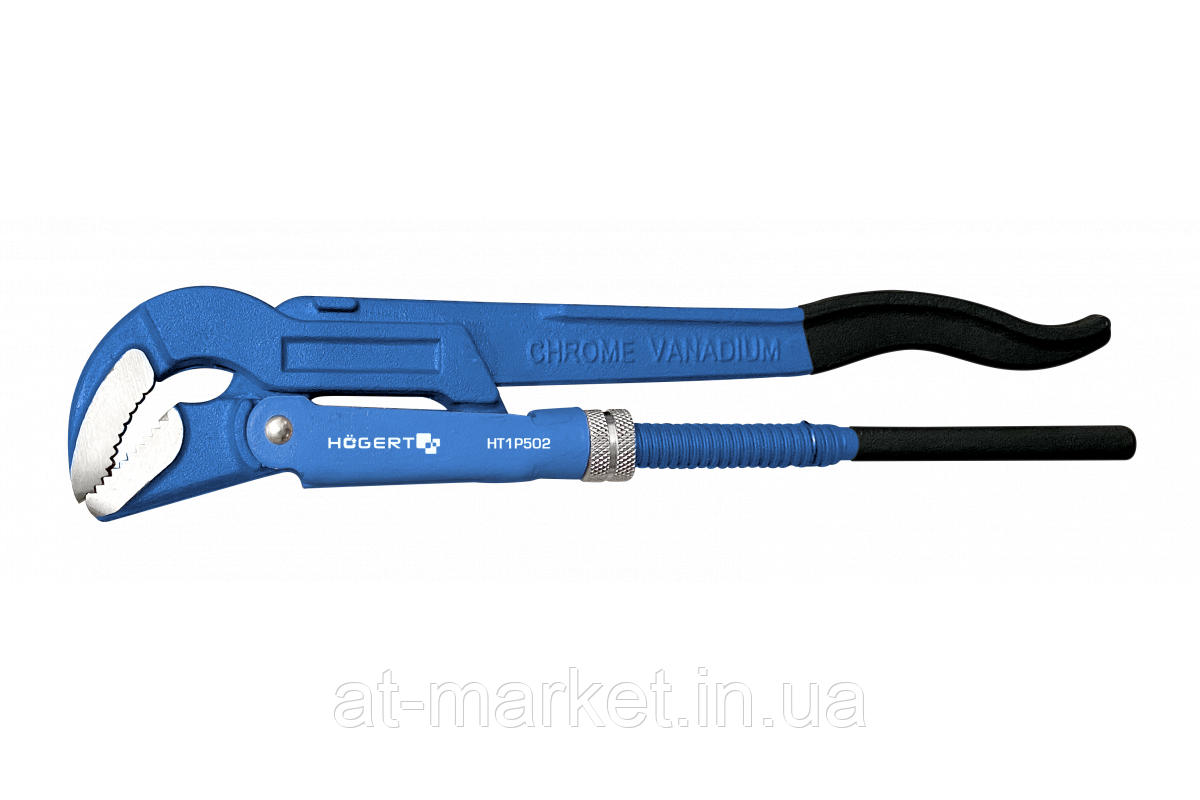 Трубний ключ 1″, тип 45° 320 мм HOEGERT HT1P501