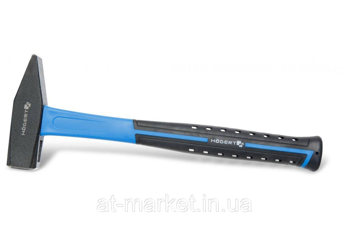 Слюсарний молоток 2 кг з ручкою зі скловолокна HOEGERT HT3B039