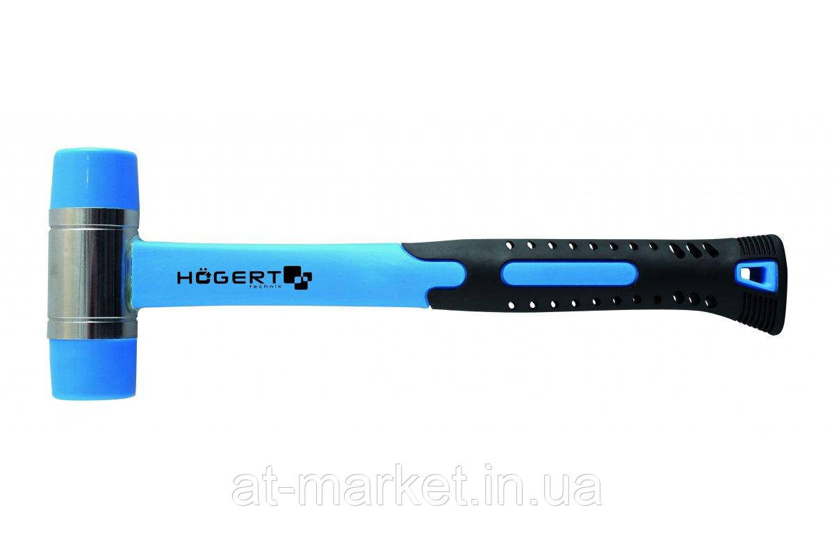 Молоток рихтувальний 600 г, з рукояткою зі скловолокна Hoegert HT3B048