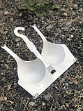 Пластиковий білий манекен Бюст для продажу бюстгальтерів, фото 2