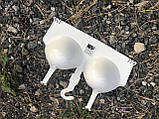 Пластиковий білий манекен Бюст для продажу бюстгальтерів, фото 5