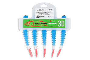 Приманка Рибка поролонова Levsha NN 3D Stream 10cm, WBlue, 81056, 5шт/уп