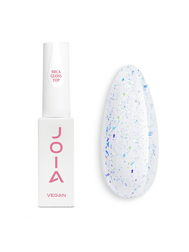 Топ со слюдой Для Гель-Лака мика глосс, mica gloss JOIA Vegan, 8 Мл