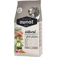 Ownat (Овнат) Classic Dog Adult Light сухой корм для взрослых с избыточным весом, 4 кг