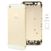 Корпус для Apple iPhone 5, золотистий (Gold) оригінал