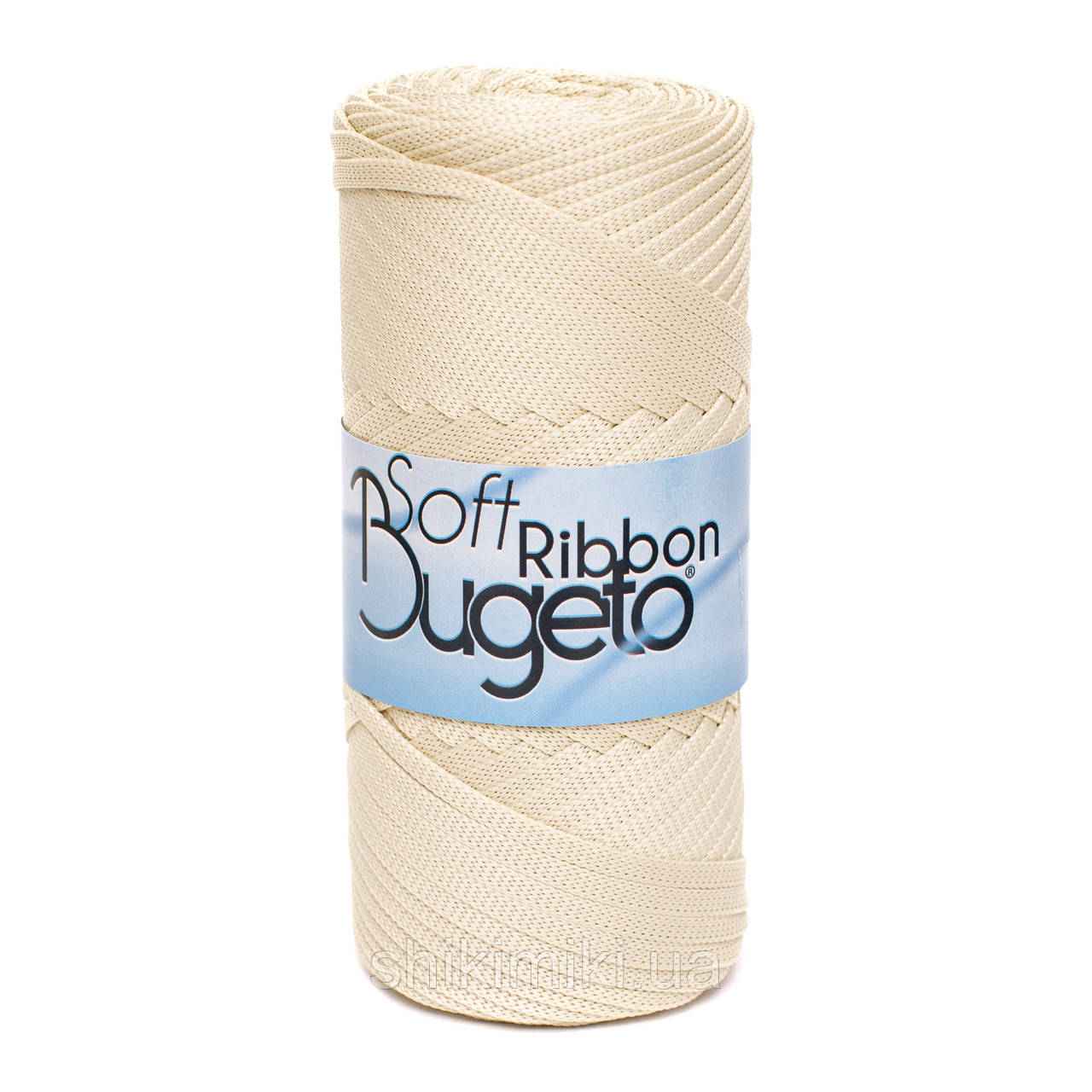 Плоский шнур поліефірний Bugeto Soft Ribbon, колір Пінка