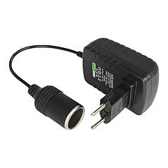 Адаптер живлення CCB-1235 220 В на 12 В з виходом на прикурювач 2 А