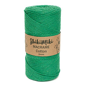 Еко Шнур Cotton Macrame, колір Трава