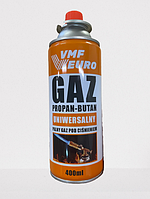 Газовый баллончик для горелок 400 мл VMF EURO универсальный
