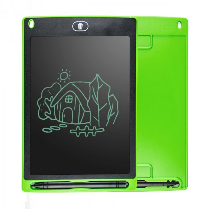 Графический планшет (доска для рисования) 8.5" для рисования и заметок LCD Writing Tablet Зелёный - фото 1 - id-p1674950141