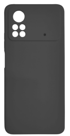 Чохол Silicone Case Poco X4 Pro 5G (чорний), фото 1