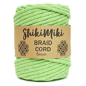 Шнур для шиття Shikimiki Braid Cord 6 мм, колір Лайм