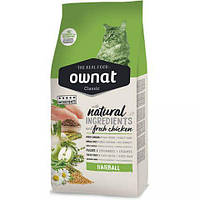 Ownat (Овант) Cat Adult Hairball сухий корм для дорослих кішок, який допомагає шерстевиведення 4