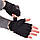 Рукавички тактичні з відкритими пальцями SP-Sport BC-8805 чорний, фото 2