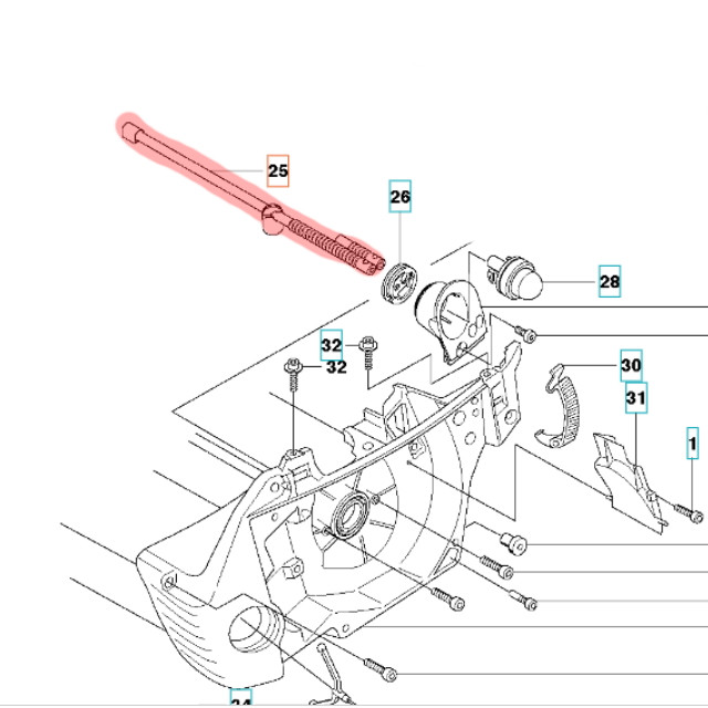 Топливный шланг для бензопилы Husqvarna 353 Топливный шланг для бензопилы Husqvarna 353