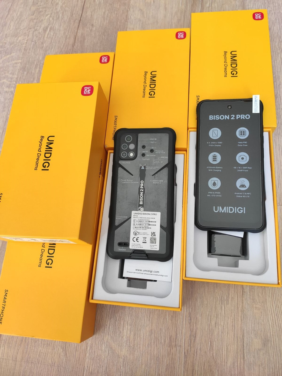 Смартфон UMIDIGI Bison 2 Pro 8/256GB 6150mAh Helio P90 6,5 "FHD IP68/IP69K