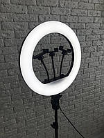 Профессиональная Кольцевая LED лампа RL-14 36W 36см Пульт+Штатив Лампа для блоггера Для мастера