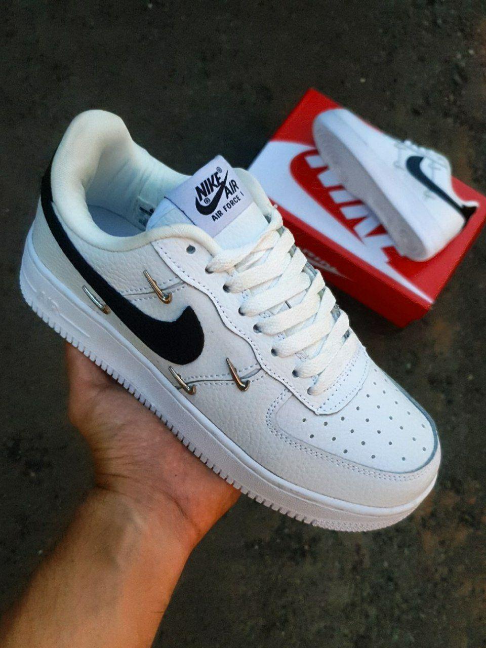 Кроссовки женские Nike Air Force 1 lx Crome белые. Обувь женская белая ...