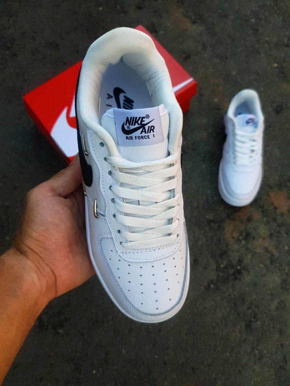 Кроссовки женские Nike Air Force 1 lx Crome белые. Обувь женская белая ...