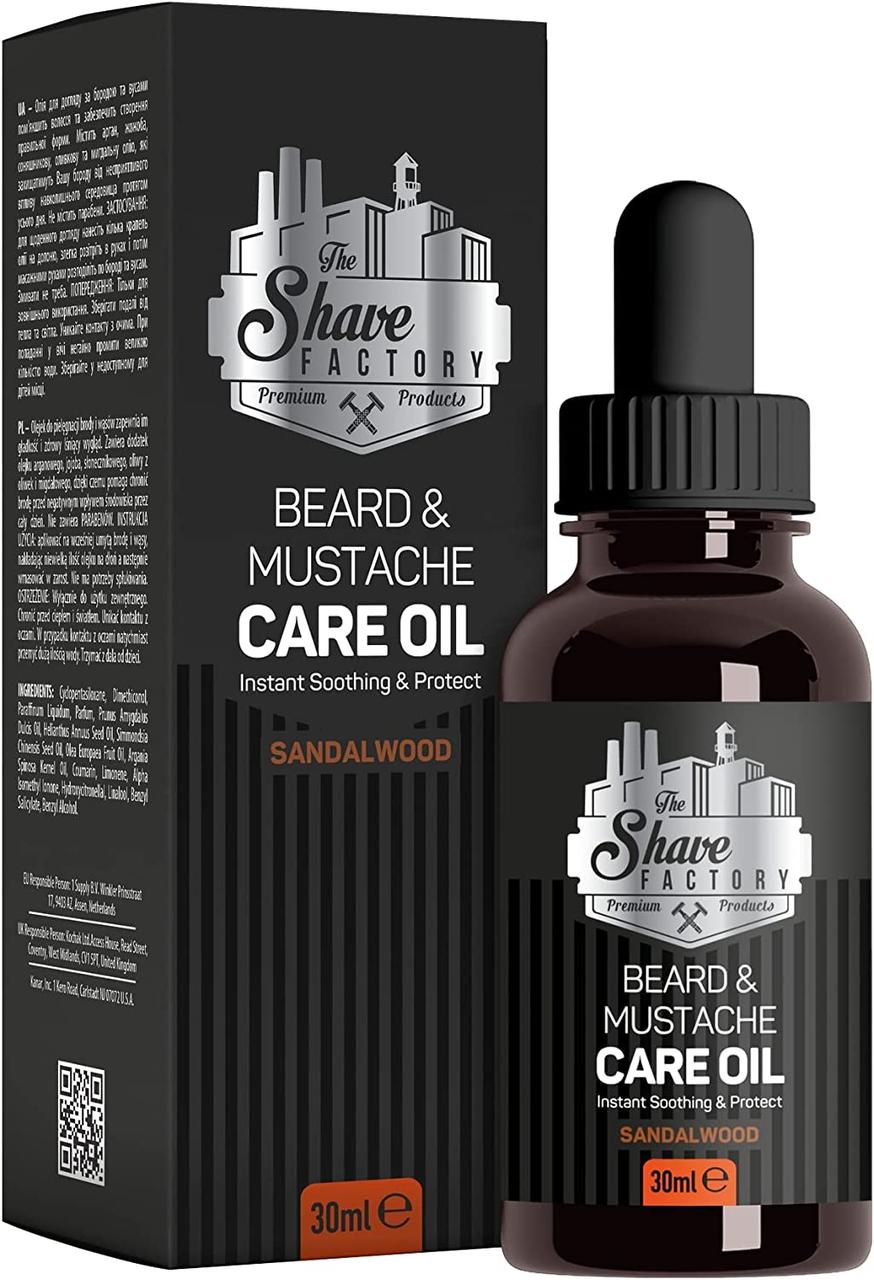 Олія для бороди The Shave Factory Beard & Mustache Care Oil 30 мл