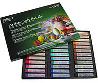 Пастель сухая профессиональная Mungyo Artists' soft pastels АССОРТИ 36 цветов