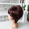 Перука коротка з канекалона пишний шоколадний LIZA-33, фото 7