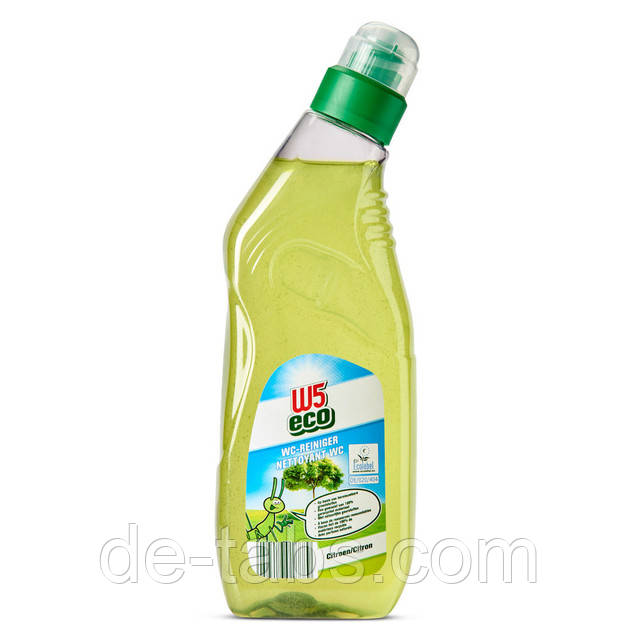 W5 Eco Лимон засіб для очищення унітазу 1л