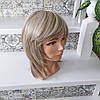 Перука каскад італійка з термоволокна платиновий мікс 3405-Н16/613, фото 5