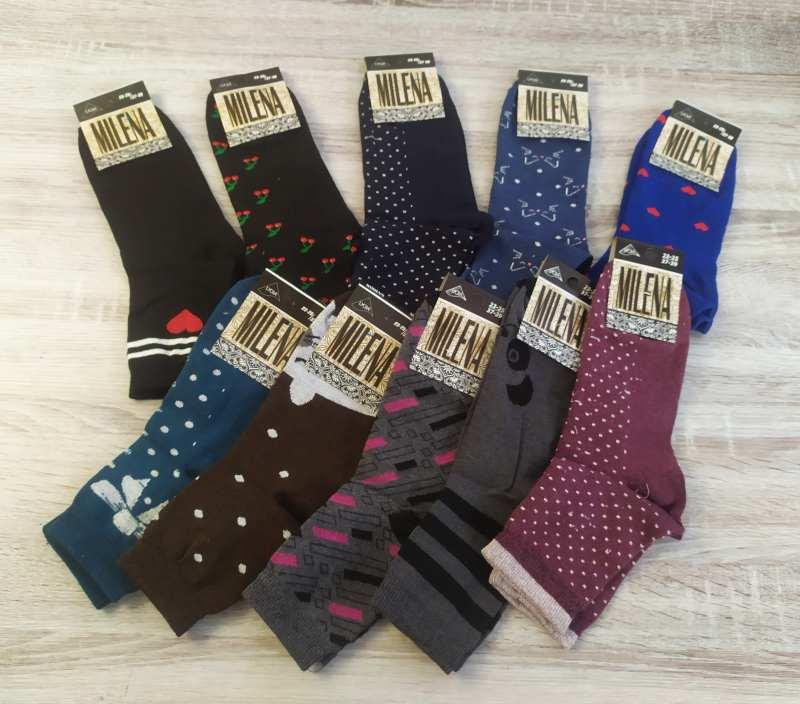 Шкарпетки жіночі демі бавовна Асорті Червоноград Мілена, фото 1