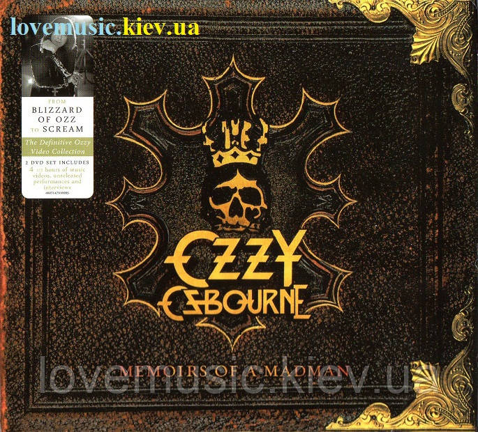 Відео диск OZZY OSBOURNE Memoirs of a madman (2014) (dvd video)