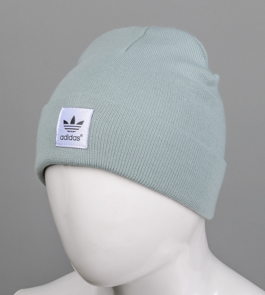 Шапка молодіжна "Ріжки" Adidas (m20), Світла м'ята