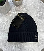 Брендовая шапка Billionaire H2476 черная