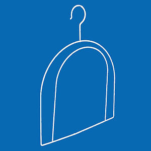 Металева вішалка для шапки і шарфа