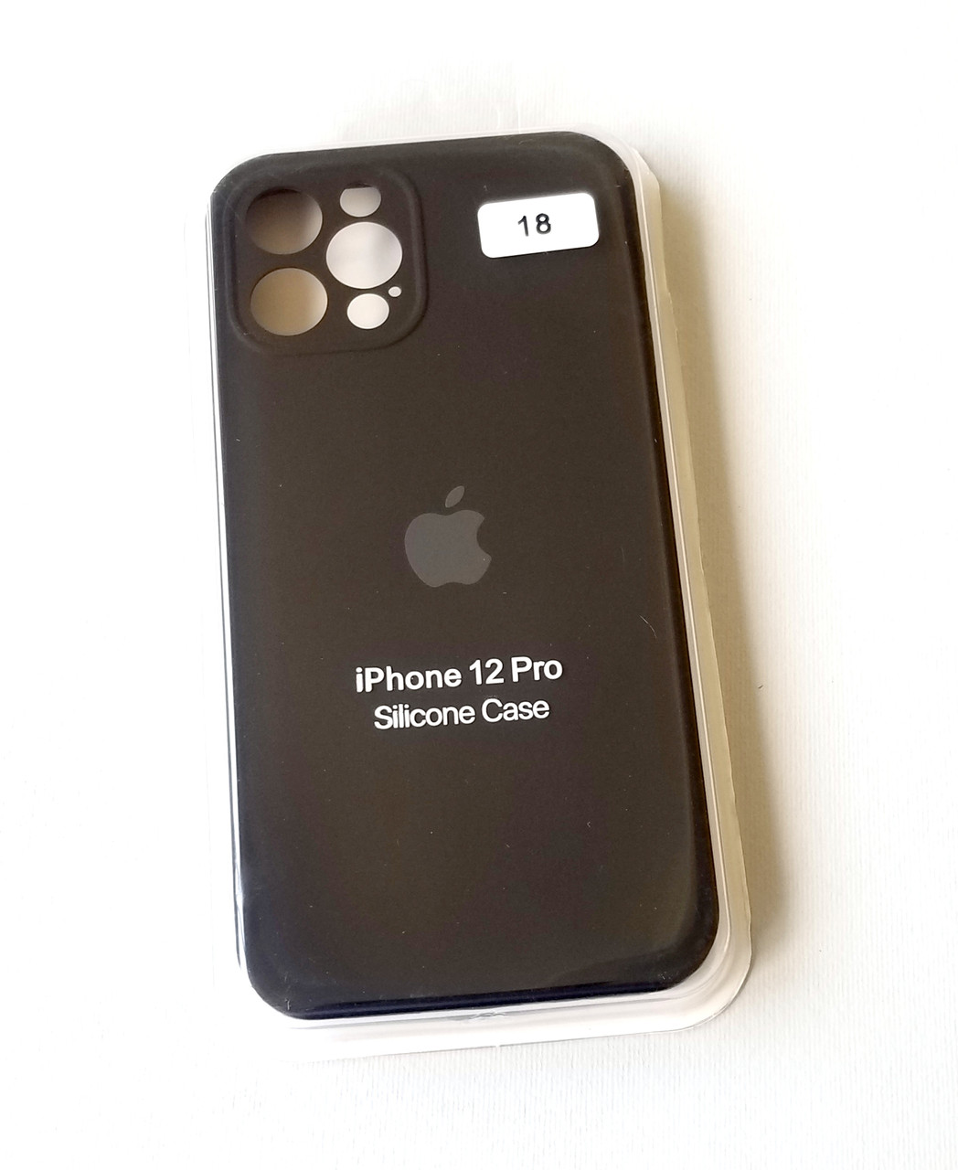 Чохол для телефону iPhone 12mini Silicone Case original FULL №18 black (4you)