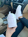 Чоловічі кросівки Air Force 1 White premium (білі) низькі стильні кросівки N003 Найк топ, фото 2