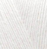 Нитки та пряжа для в'язання шкарпеткова напіввовна 75/25 SUPERWASH COMFORT SOCKS Супервош Комфорт Сокс № 55 - білий