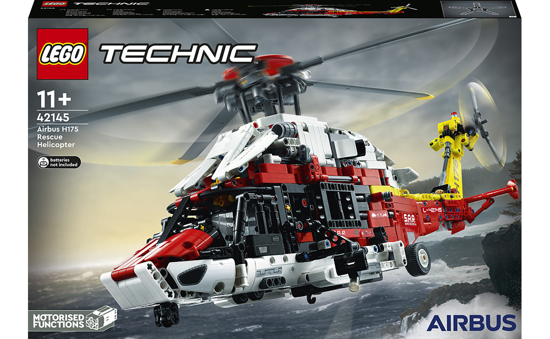 LEGO Technic Рятувальний вертоліт Airbus H175 2001 деталь (42145), фото 1