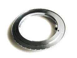 Адаптер перехідник Nikon AI - Canon EOS, латунь