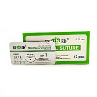Нейлон RT-med USP 1 (EP 4) 75 см з кол. голкою 40мм 1/2 кола