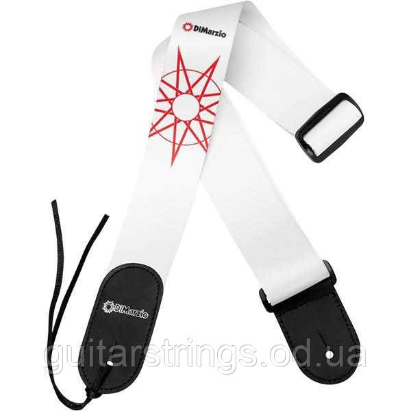 Ремінь гітарний DiMarzio DD3149 Jim Root #4 Signature Standard Guitar Strap White