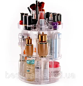 Впередназад  Органайзер Акриловий для Косметики з Обертовою Основою на 360 Градусів CX-188