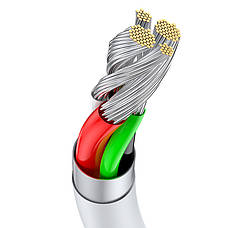 Кабель для зарядки телефона/ смартфона Baseus Superior Series USB - Type-C 6 А 1 м Білий (CATYS-02), фото 6