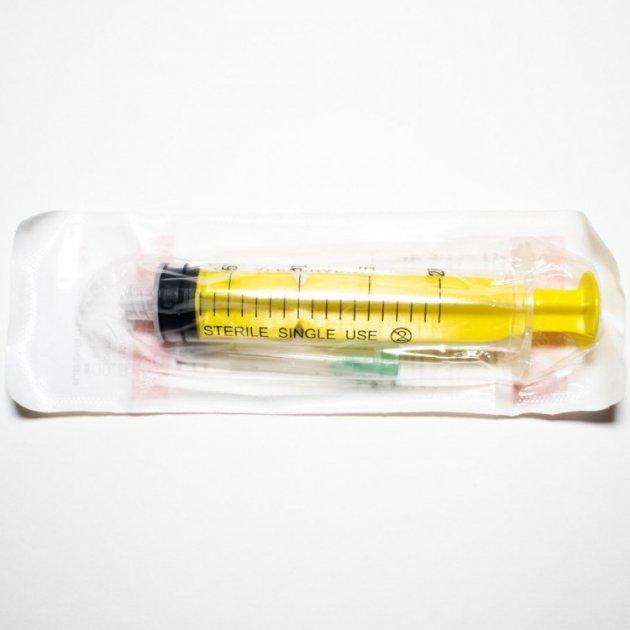 Шприц Alexpharm 20 мл, 3-компонентний, тип поєдиняння ЛУЕР ЛОКК, фото 1