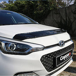 Дефлектор капота для Hyundai I-20 2014-2020 Полікарбонат