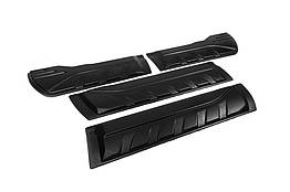 Молдинг на двері Omsa Line для Nissan Navara (2006-2015) ABS-пластик (4 шт)
