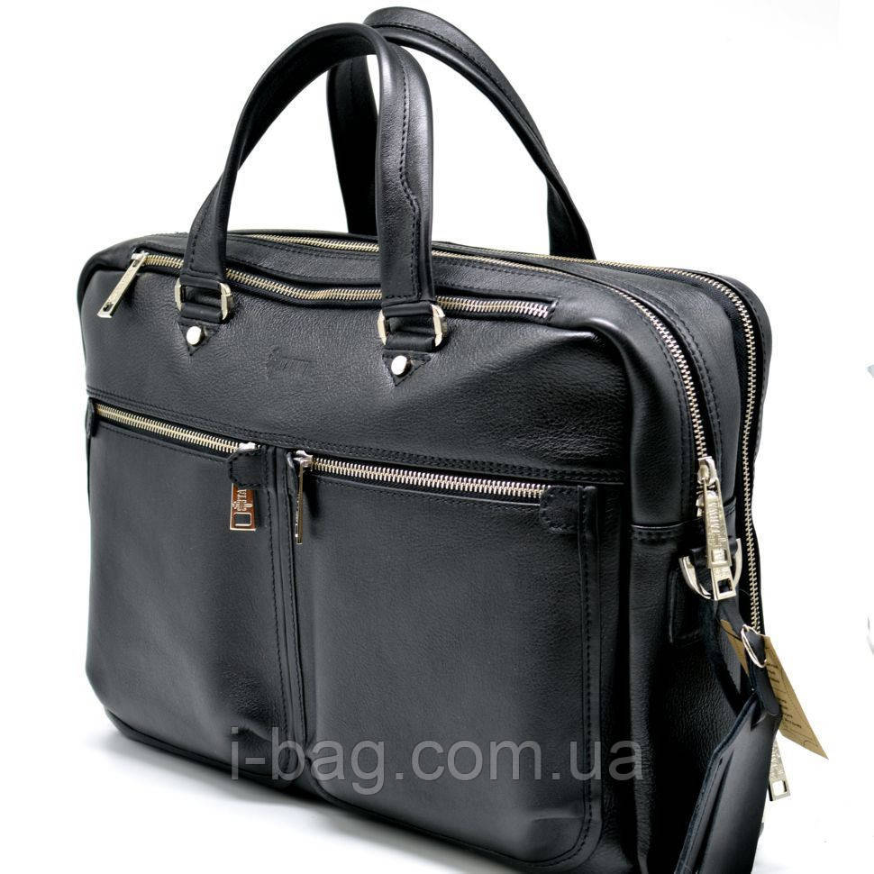 Чоловіча сумка для документів і ноутбука з натуральної шкіри TARWA, TA-4664-4lx