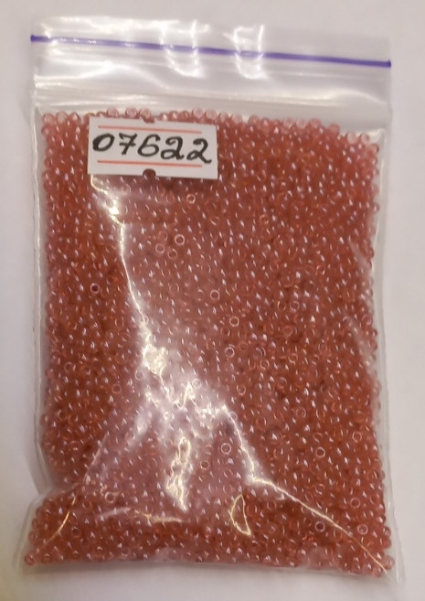 Бісер 10/0, No07622, рожеве яблуко (уп.50 грамів), фото 1