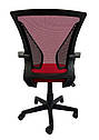 Крісло офісне Star C487 червоне, сітка, фото 4