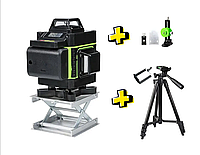 Лазерный уровень Hilda 4D 16 линий с дисплеем заряда ПУЛЬТ + ШТАТИВ 1.02м